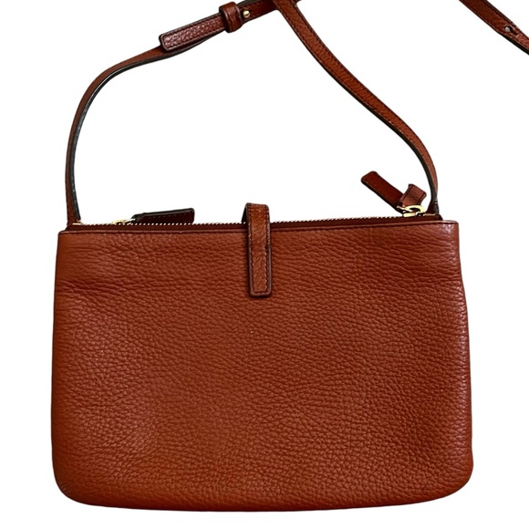 Annabel Ingall Brown Leather Jojo Crossbody Bag - Picture 5 of 7